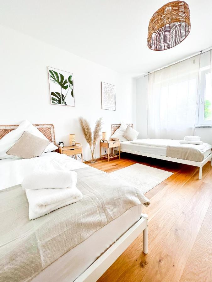 Sunset Club - Suite L Balkon - Kueche - Parkplatz 메밍겐 외부 사진