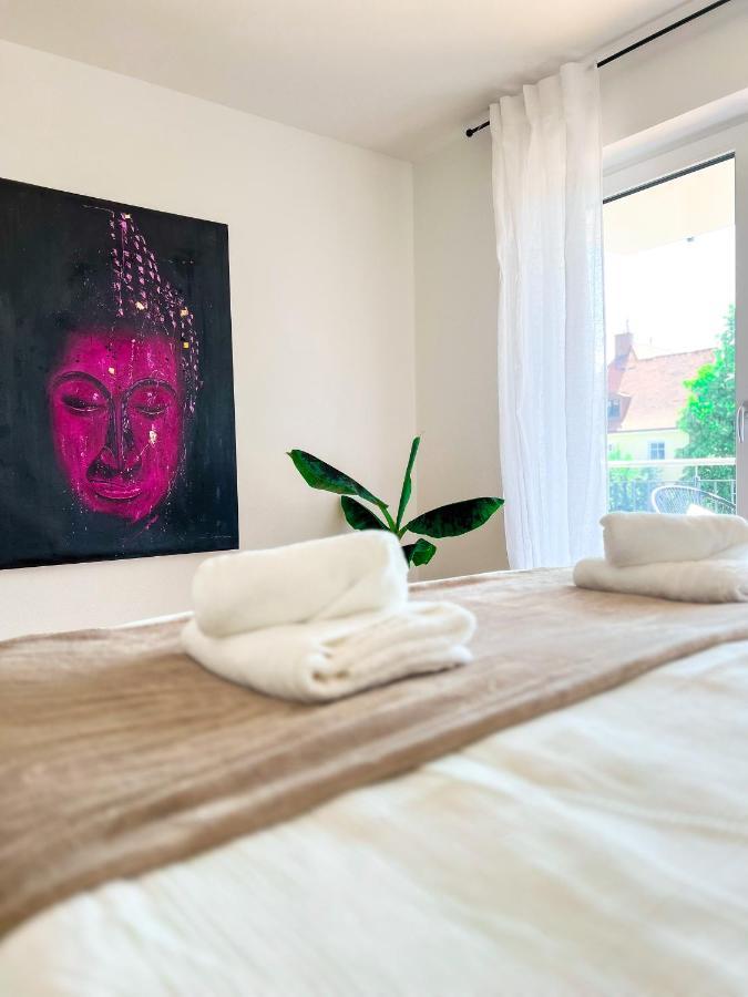 Sunset Club - Suite L Balkon - Kueche - Parkplatz 메밍겐 외부 사진